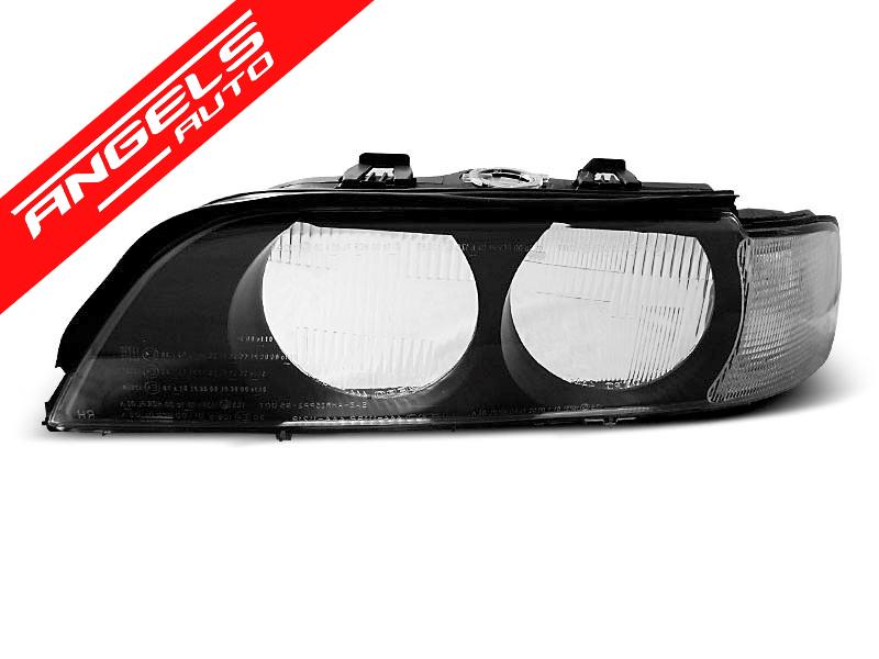 Faruri compatibile cu BMW E39 (1995-2000) Negru-Alb - imagine 3