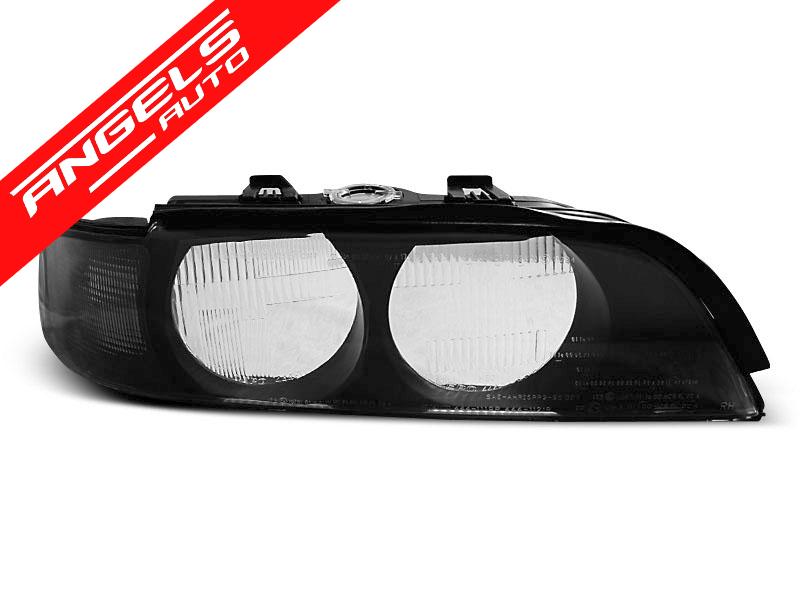 Sticle Faruri compatibile cu BMW Seria 5 E39 (1995-2000) Negru Fumuriu H7 - imagine 2