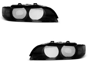 Sticle Faruri D2S compatibile cu BMW Seria 5 E39 (1995-2000) Negru Fumuriu