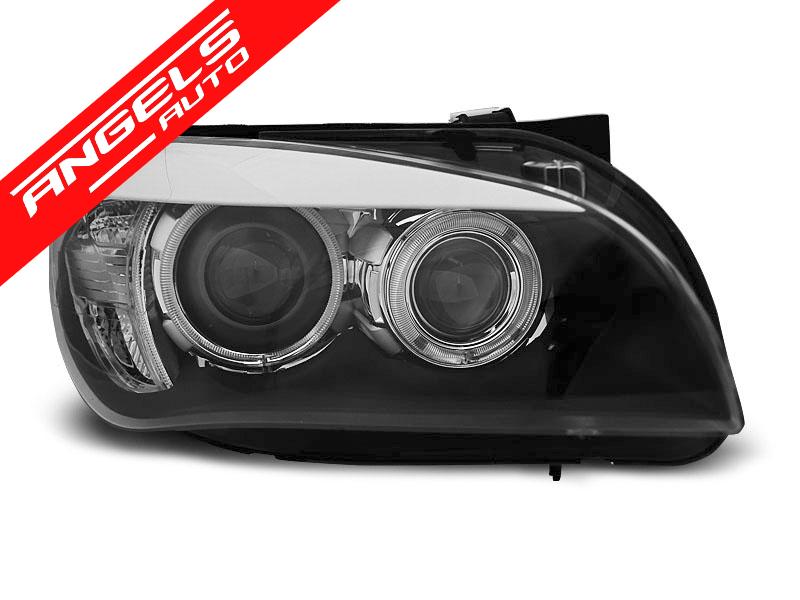 Faruri ANGEL EYES LED Negru potrivite pentru compatibile cu BMW X1 E84 10.09-07.12 - imagine 2