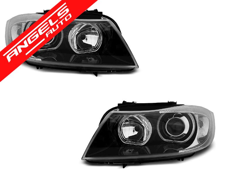 Faruri Angel Eyes LED compatibile cu BMW Seria 3 E90/E91 (03.2005-2011)