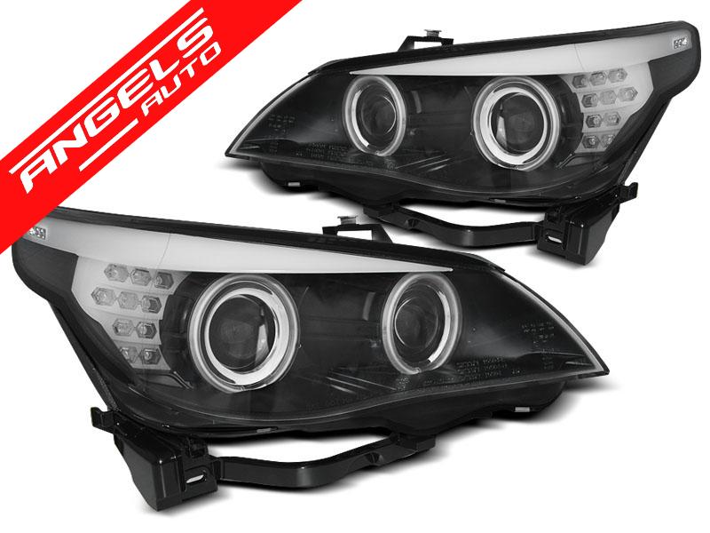 Faruri ANGEL EYES CCFL compatibile cu BMW Seria 5 E60/E61 03-07 Semnal LED