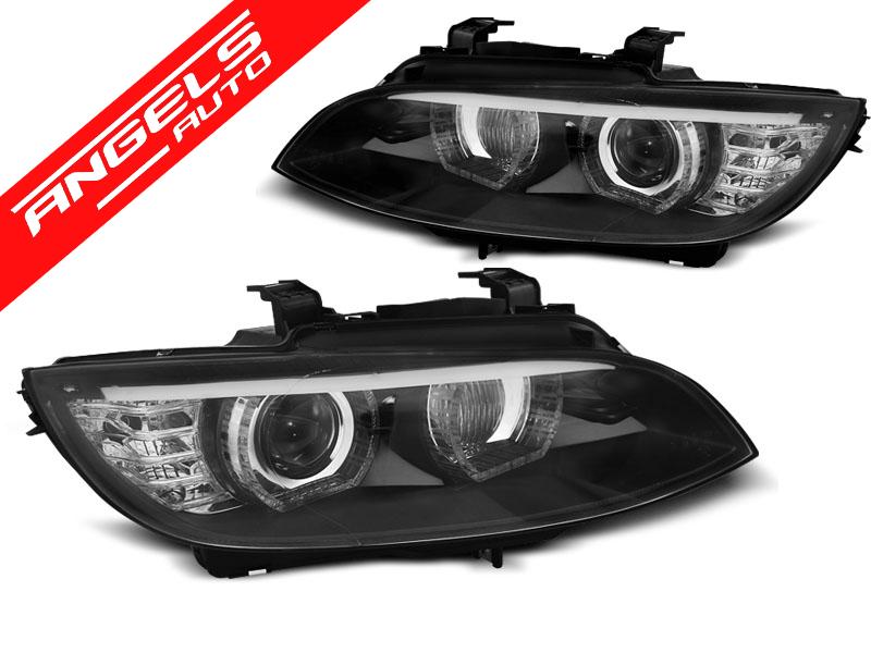 Faruri Angel Eyes compatibile cu BMW E92/E93 2006-2010 Xenon AFS