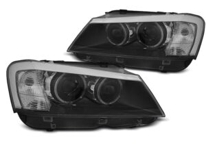 Faruri ANGEL EYES LED Negru potrivite pentru compatibile cu BMW X3 F25 10-07.14