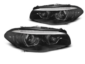 Faruri XENON Faruri AFS ANGEL EYES LED DRL Negru SEQ potrivite pentru compatibile cu BMW F10/F11 10-13