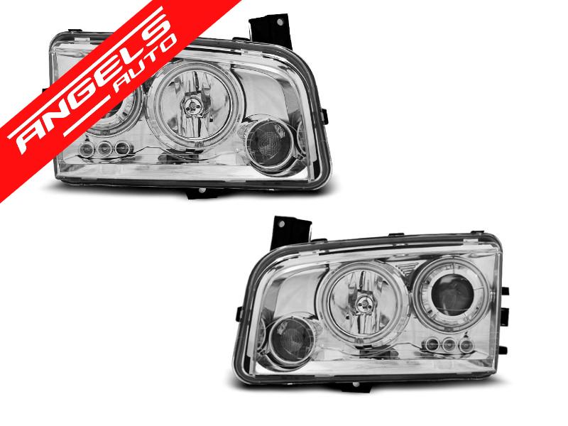 DODGE CHARGER LX 06-10 ANGEL EYES CCFL CHROME