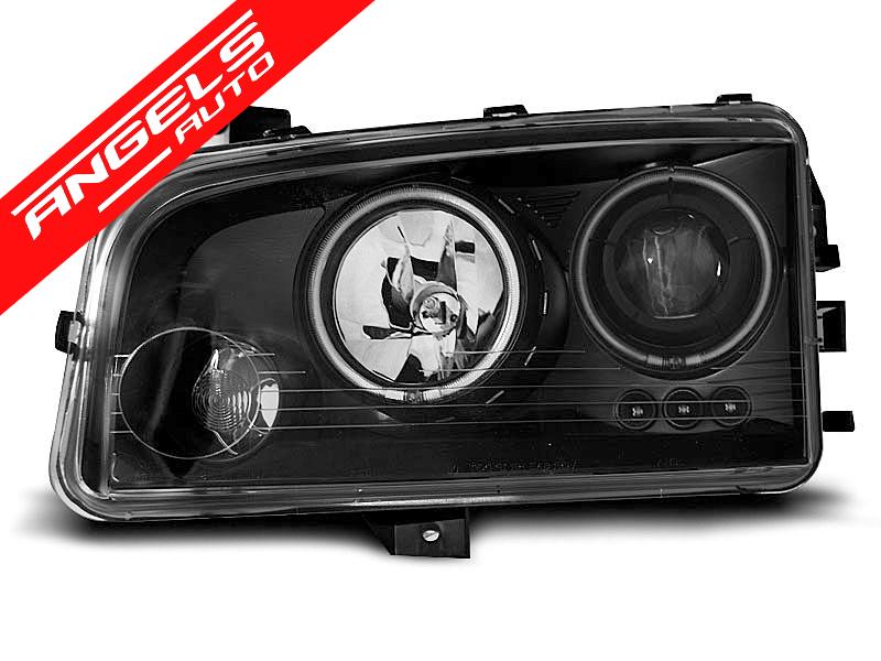 DODGE CHARGER LX 06-10 ANGEL EYES CCFL Negru - imagine 3