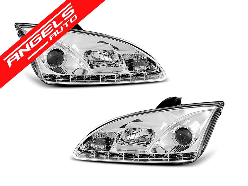 Faruri compatibile cu Ford FOCUS II 09.04-01.08 DAYLIGHT CHROME