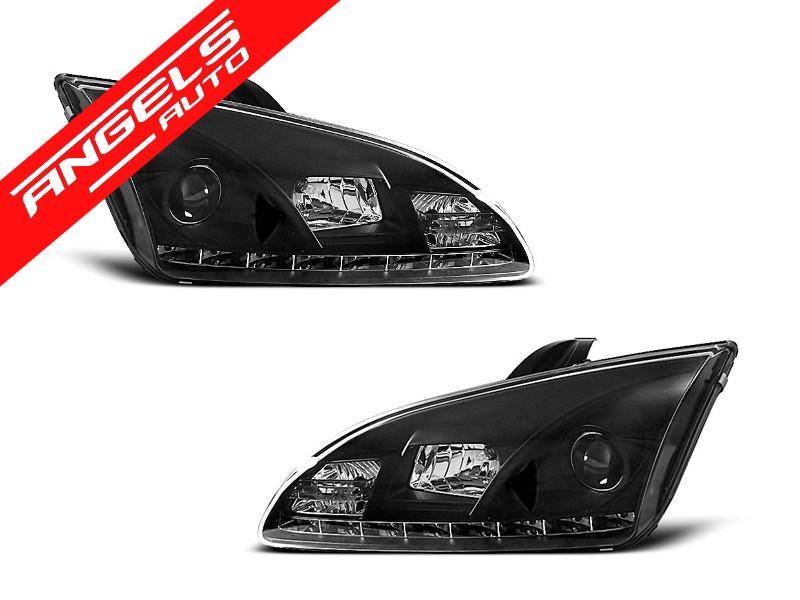 Faruri LED compatibile cu Ford FOCUS 2004-2008 Black Design