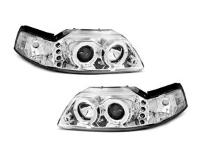 Faruri compatibile cu Ford MUSTANG 98-04 ANGEL EYES CHROME