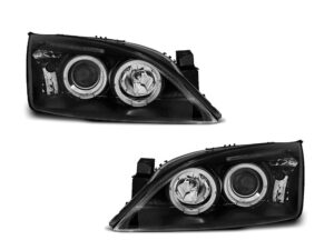 Faruri compatibile cu Ford MONDEO 09.00-05.07 ANGEL EYES Negru