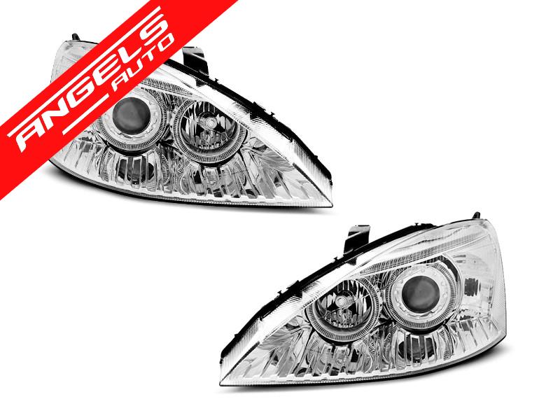Faruri compatibile cu Ford FOCUS 11.01-10.04 ANGEL EYES CHROME