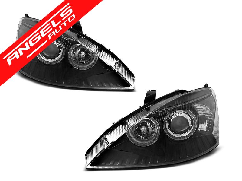 Faruri compatibile cu Ford FOCUS 11.01-10.04 ANGEL EYES Negru
