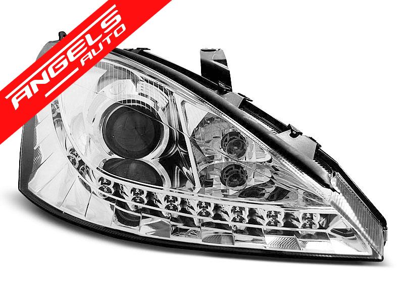 Faruri compatibile cu Ford FOCUS 11.01-10.04 DAYLIGHT CHROME - imagine 2