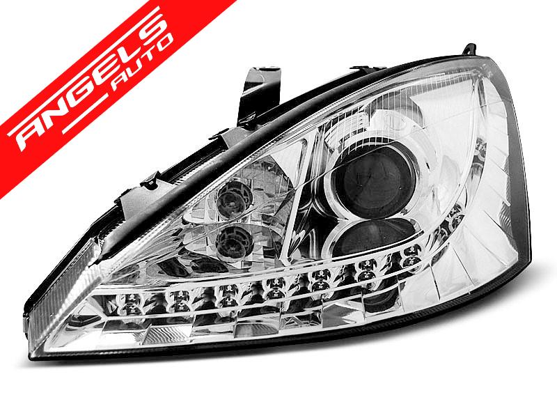 Faruri compatibile cu Ford FOCUS 11.01-10.04 DAYLIGHT CHROME - imagine 3
