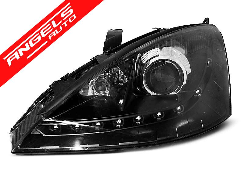 Faruri compatibile cu Ford FOCUS 11.01-10.04 DAYLIGHT Negru - imagine 3