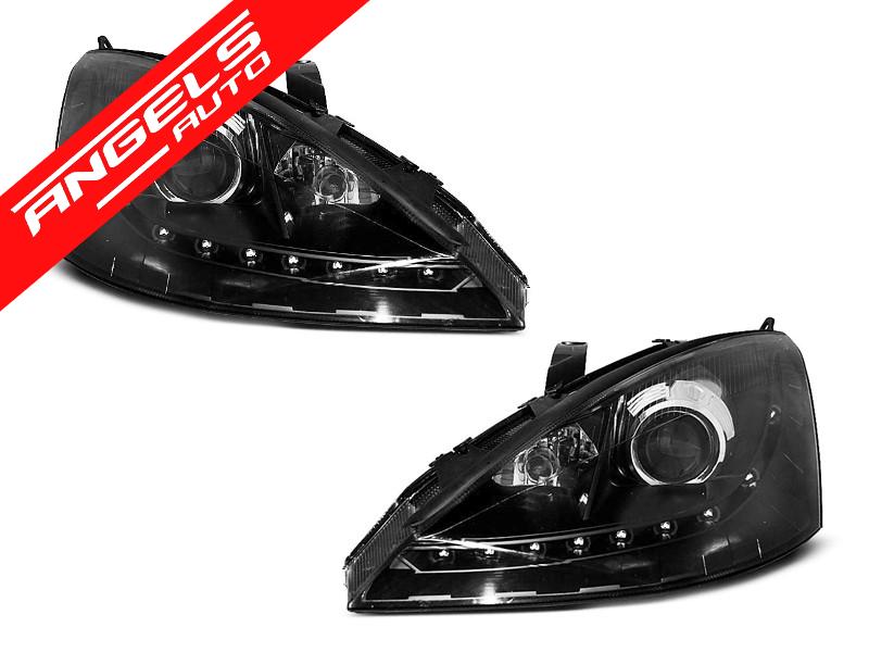 Faruri compatibile cu Ford FOCUS 11.01-10.04 DAYLIGHT Negru