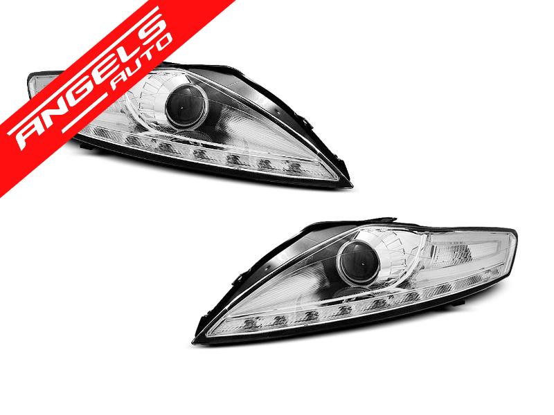 Faruri compatibile cu Ford MONDEO 07.07-11.10 DAYLIGHT CHROME LED INDICATOR