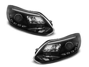 Faruri compatibile cu Ford FOCUS MK3 11- 10.14  TUBE LIGHTS Negru