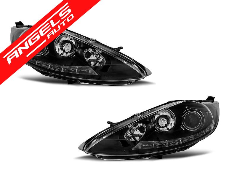 Faruri compatibile cu Ford FIESTA MK7 08.08-09.12 DAYLIGHT Negru