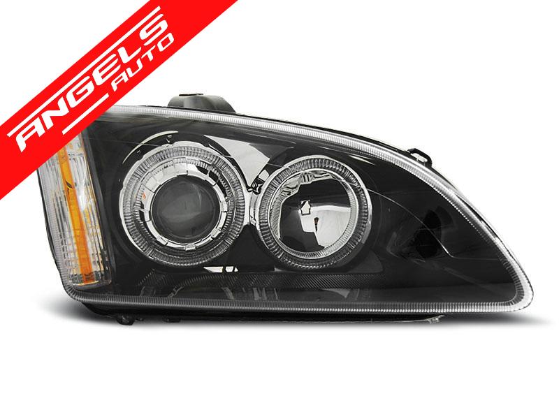 Faruri compatibile cu Ford FOCUS II 09.04-01.08 ANGEL EYES Negru - imagine 2