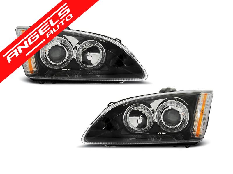 Faruri compatibile cu Ford FOCUS II 09.04-01.08 ANGEL EYES Negru