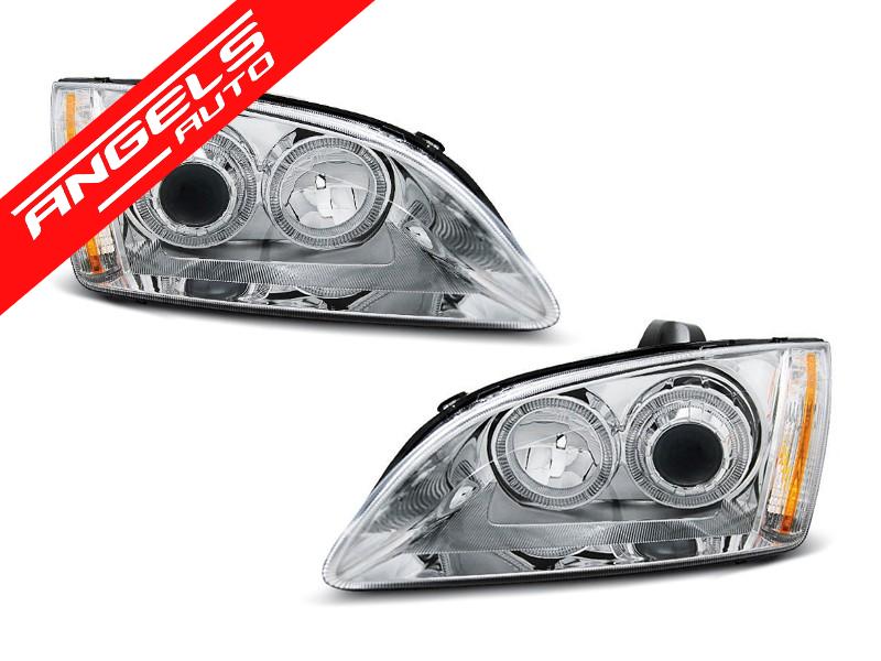 Faruri compatibile cu Ford FOCUS II 09.04-01.08 ANGEL EYES CHROME