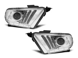 Faruri TUBE LIGHT compatibile cu Ford MUSTANG V 2010-2013 CHROME Semnal LED