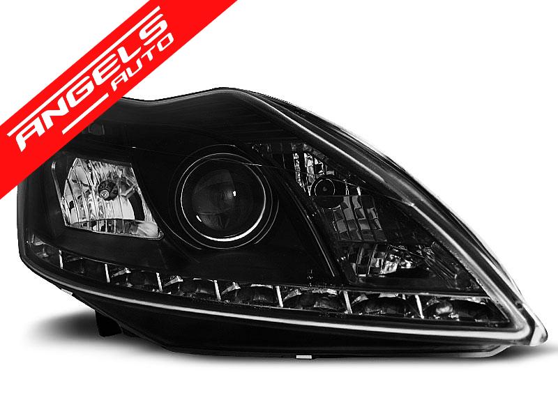Faruri compatibile cu Ford FOCUS II 02.08-10 DAYLIGHT Negru W/M - imagine 2
