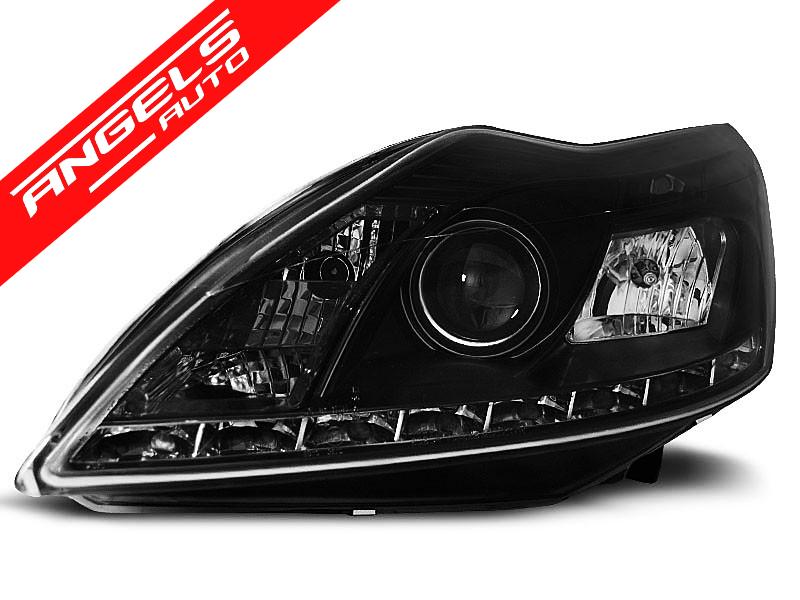 Faruri compatibile cu Ford FOCUS II 02.08-10 DAYLIGHT Negru W/M - imagine 3