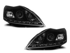 Faruri compatibile cu Ford FOCUS II 02.08-10 DAYLIGHT Negru W/M