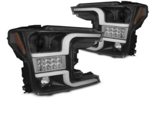 Faruri TUBE LIGHT compatibile cu Ford F150 MK13 (2017-2020) Negru