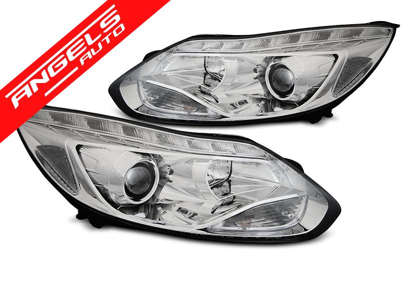 Faruri compatibile cu Ford FOCUS MK3 11- 10.14 LED CHROME