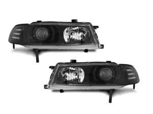 Faruri compatibile cu Honda PRELUDE 02.92-01.97 ANGEL EYES Negru