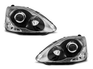 Faruri compatibile cu Honda CIVIC HATCHBACK 2001-2006 Black