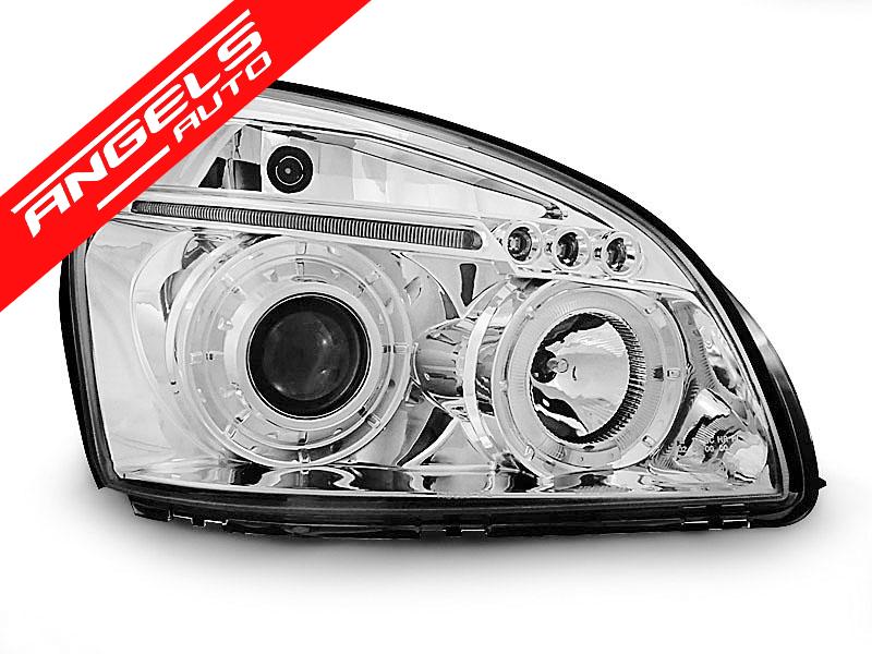 Faruri compatibile cu Hyundai TUCSON 07.04-10 ANGEL EYES CHROME - imagine 2