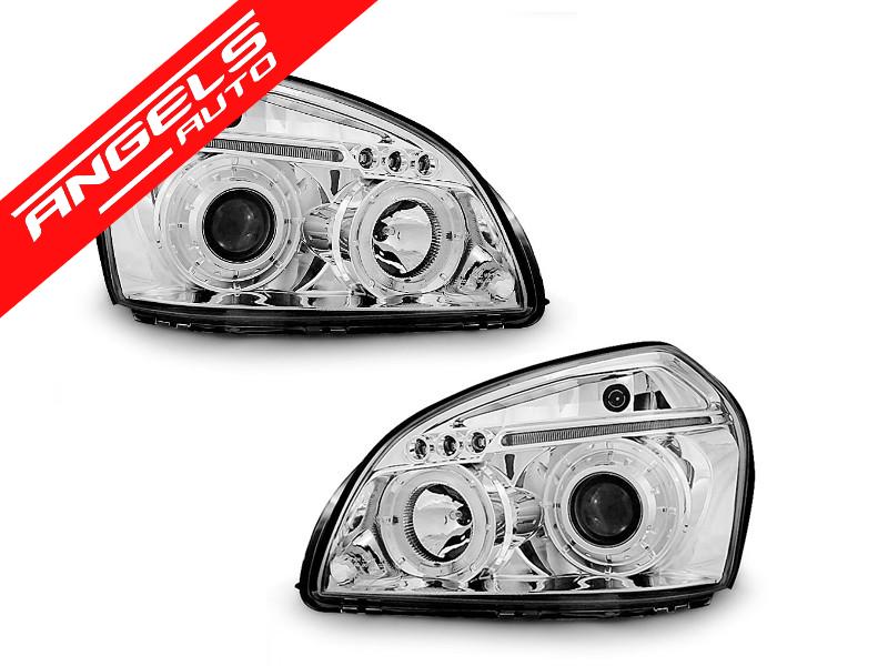 Faruri compatibile cu Hyundai TUCSON 07.04-10 ANGEL EYES CHROME