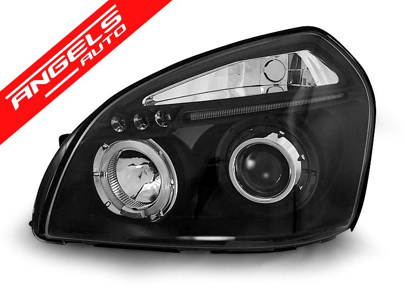 Faruri compatibile cu Hyundai TUCSON 07.04-10 ANGEL EYES Negru - imagine 3
