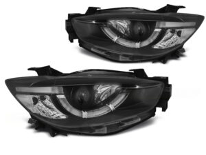 Faruri compatibile cu Mazda CX5 11-15 Negru TRUE DRL XENON