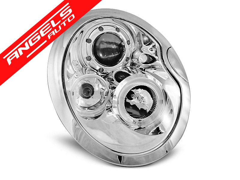 Faruri ANGEL EYES compatibile cu Mini COOPER (2001-2004) Crom - imagine 2