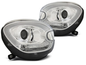Faruri TUBE LIGHT CHROME potrivite pentru compatibile cu BMW compatibile cu Mini (COOPER) R60 R61 COUNTRYMAN 10-14