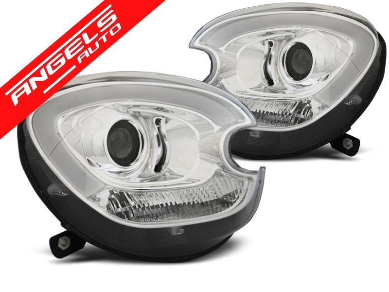 Faruri XENON Faruri TUBE LIGHT CHROME potrivite pentru compatibile cu BMW compatibile cu Mini (COOPER) R60 R61 COUNTRYMAN 10-14