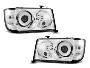 Faruri compatibile cu Mercedes W124 85-93 CHROME