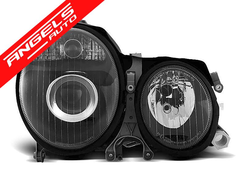 Faruri Negru potrivite pentru compatibile cu Mercedes W210 E-KLASA 06.99-03.02 - imagine 2
