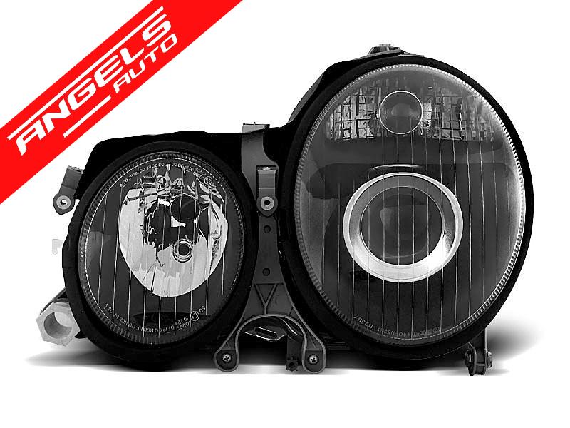 Faruri Negru potrivite pentru compatibile cu Mercedes W210 E-KLASA 06.99-03.02 - imagine 3