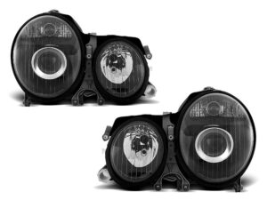 Faruri Negru potrivite pentru compatibile cu Mercedes W210 E-KLASA 06.99-03.02