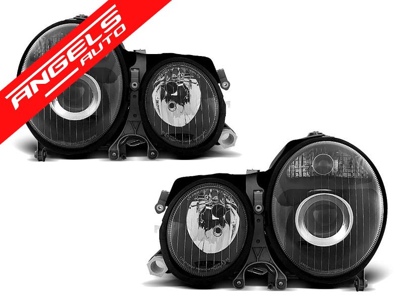 Faruri Negru potrivite pentru compatibile cu Mercedes W210 E-KLASA 06.99-03.02