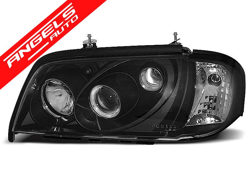 Faruri Negre compatibile cu Mercedes C Class W202 1993-2000 - imagine 3