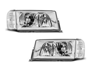 Faruri compatibile cu Mercedes W201/190 1982-1993 CHROME