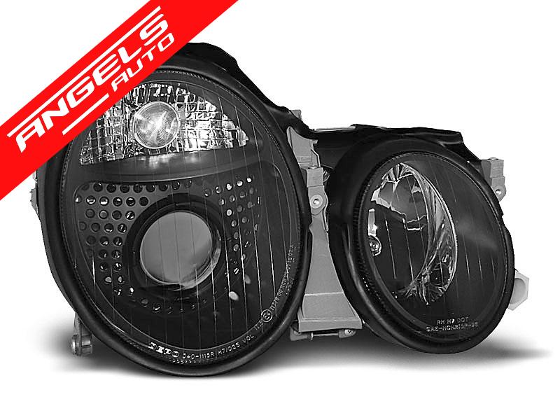 Faruri Negru potrivite pentru compatibile cu Mercedes W208 CLK 03.97-04.02 - imagine 2